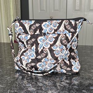 Vera Bradley Calyx+ Quill Black Performance Twill Original Hipster Dainty Strap